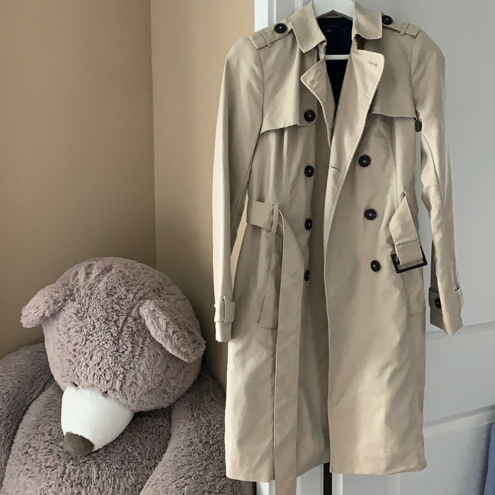 Tommy Hilfiger beige trench coat XS